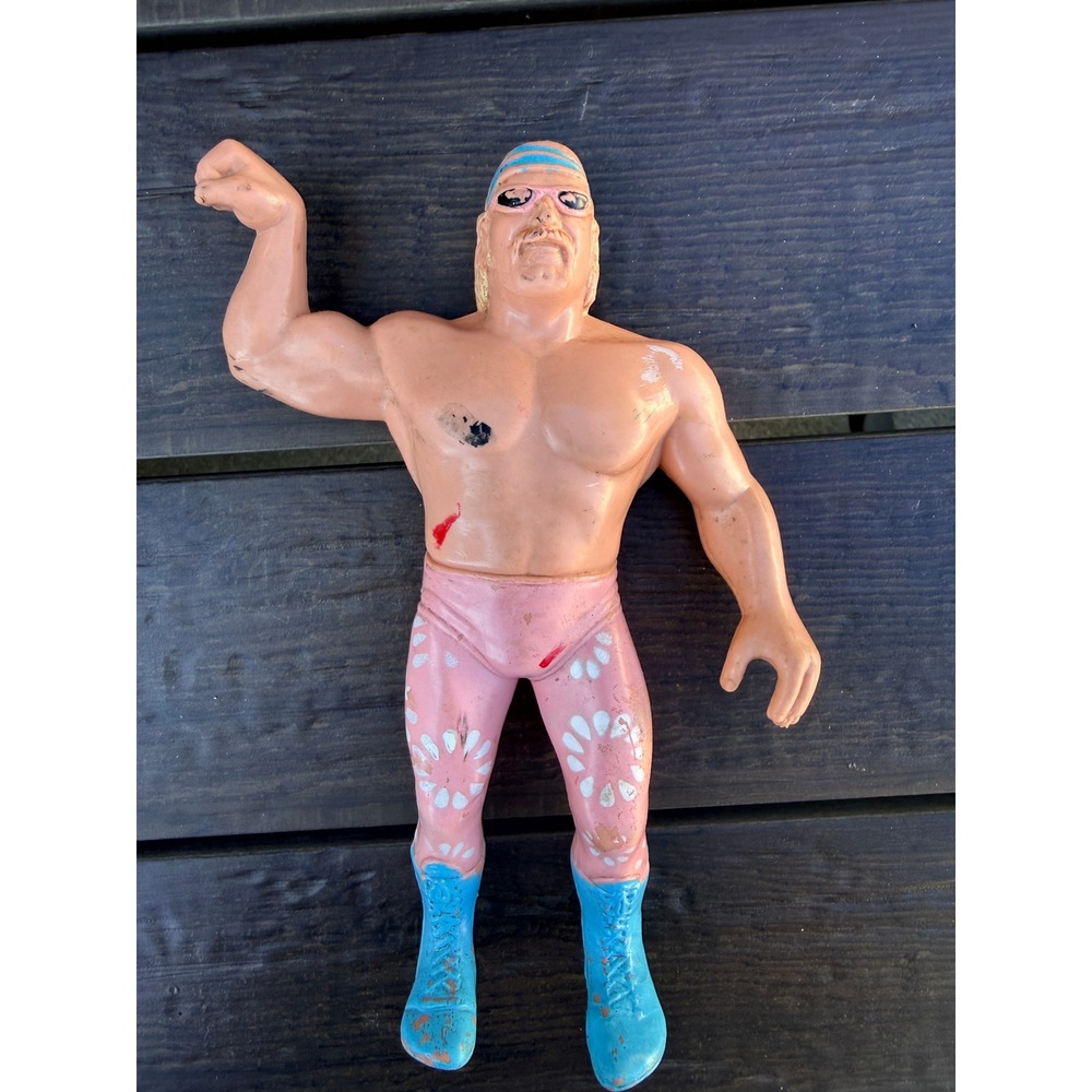 Vintage 1986 LJN WWF Hulk Hogan Wrestling Superstars Action Figure 8 Inch -BT